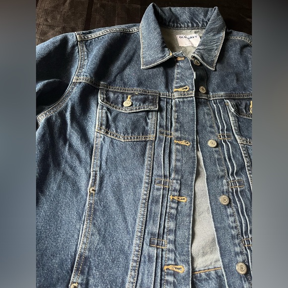 Old Navy Blue Jean Jacket XL - Picture 2 of 9